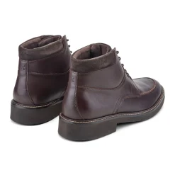 Men's Macklin Moc Toe Lace-Up Leather Boots