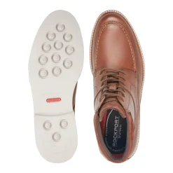 Men's Macklin Moc Toe Lace-Up Leather Boots