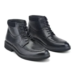 Men's Macklin Moc Toe Lace-Up Leather Boots