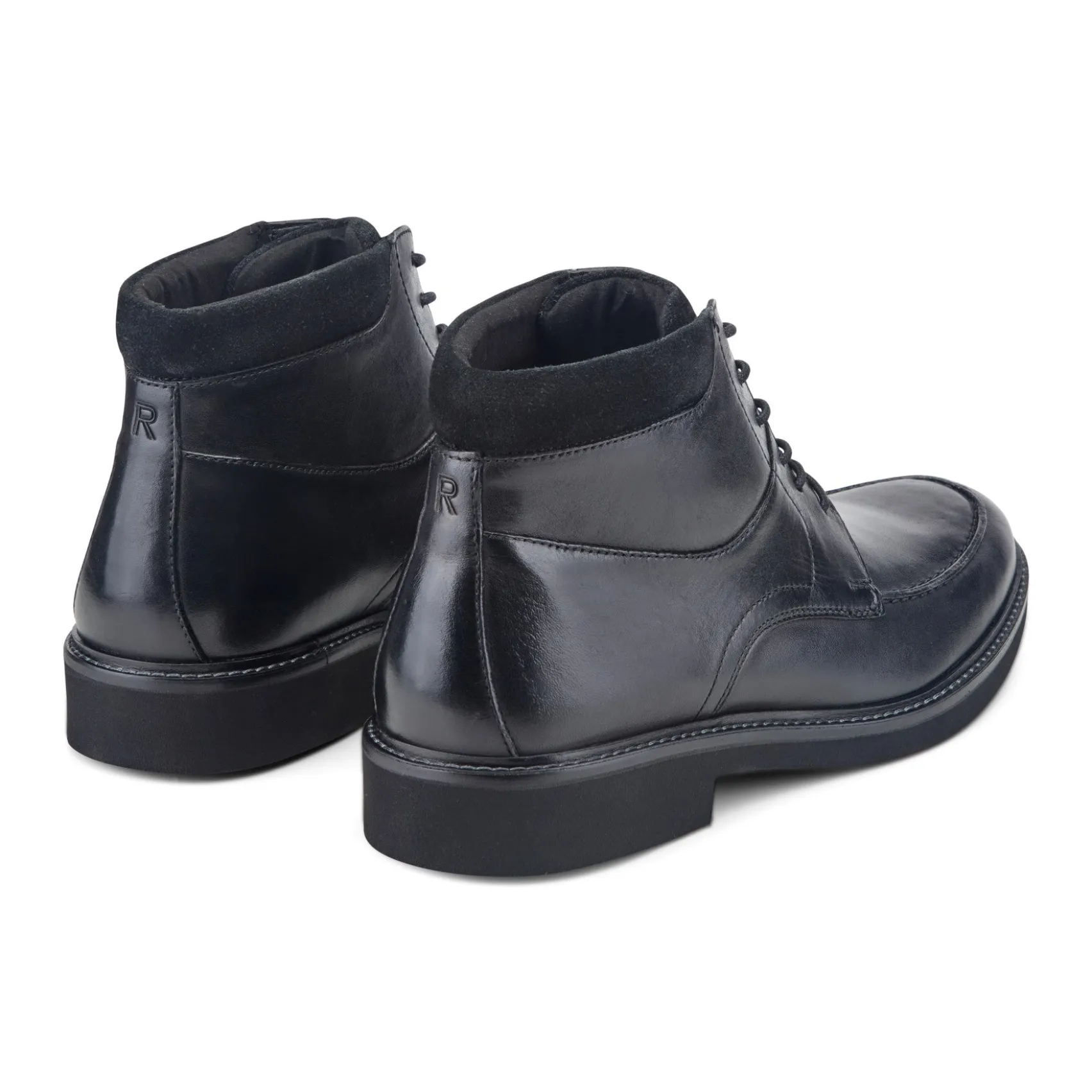 Men's Macklin Moc Toe Lace-Up Leather Boots