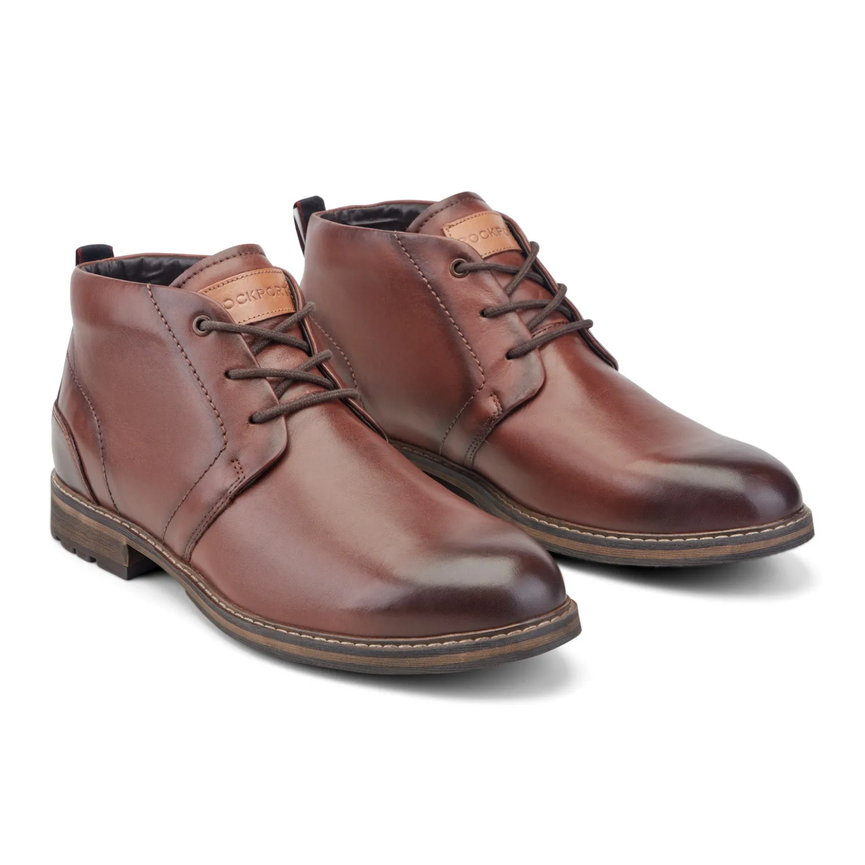 Men's Tolan Lace-Up Leather Chukka Boots