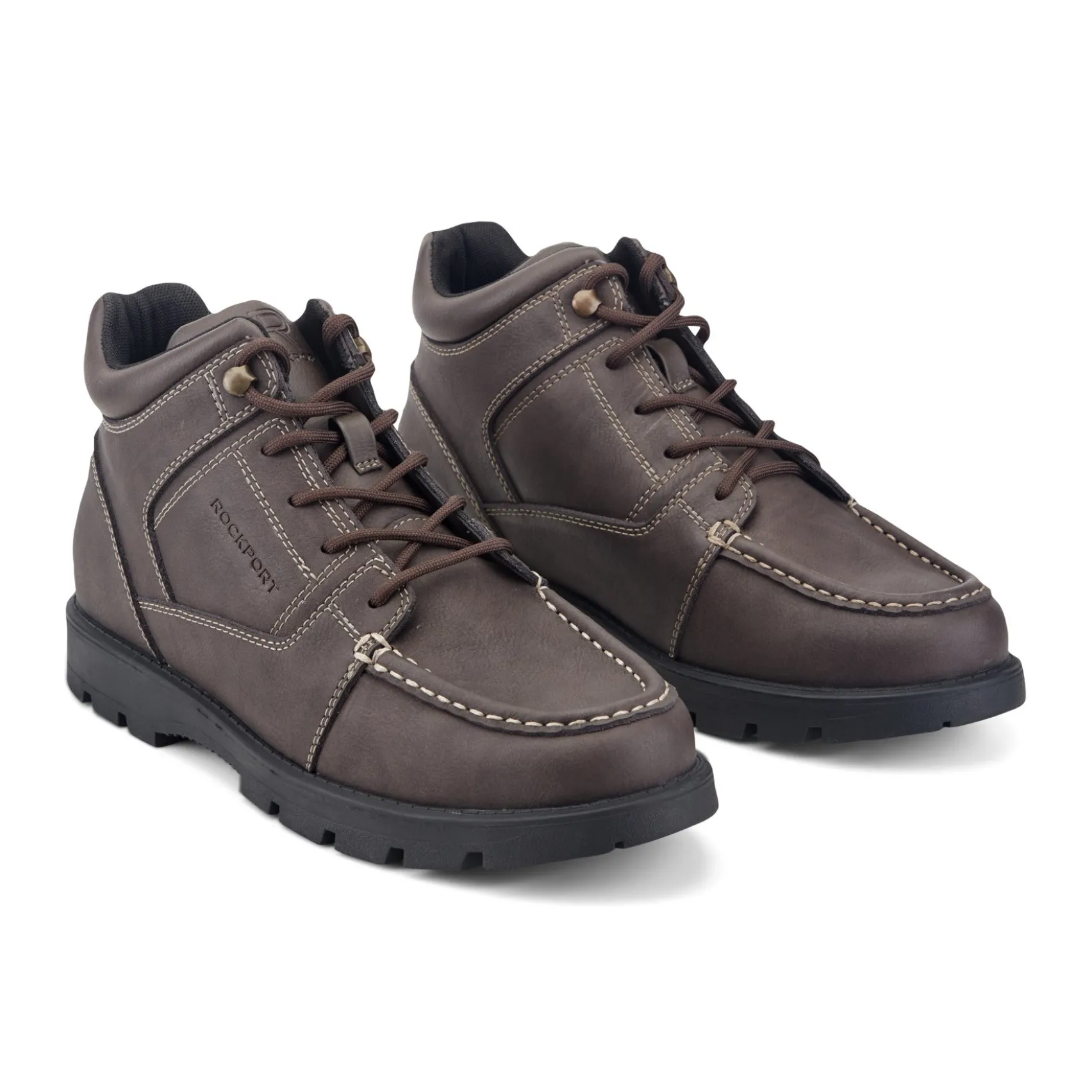 Men's Umber Waterproof Casual Moc Toe Trail Boots