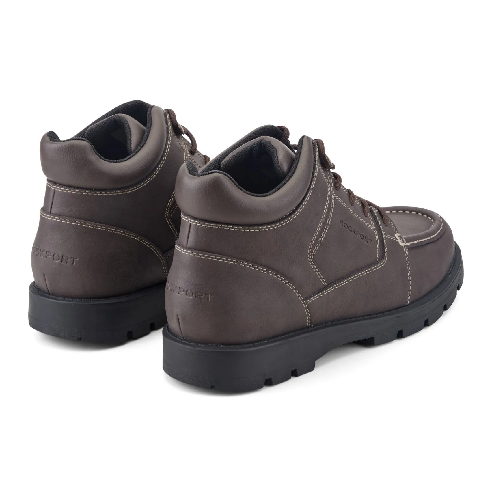 Men's Umber Waterproof Casual Moc Toe Trail Boots