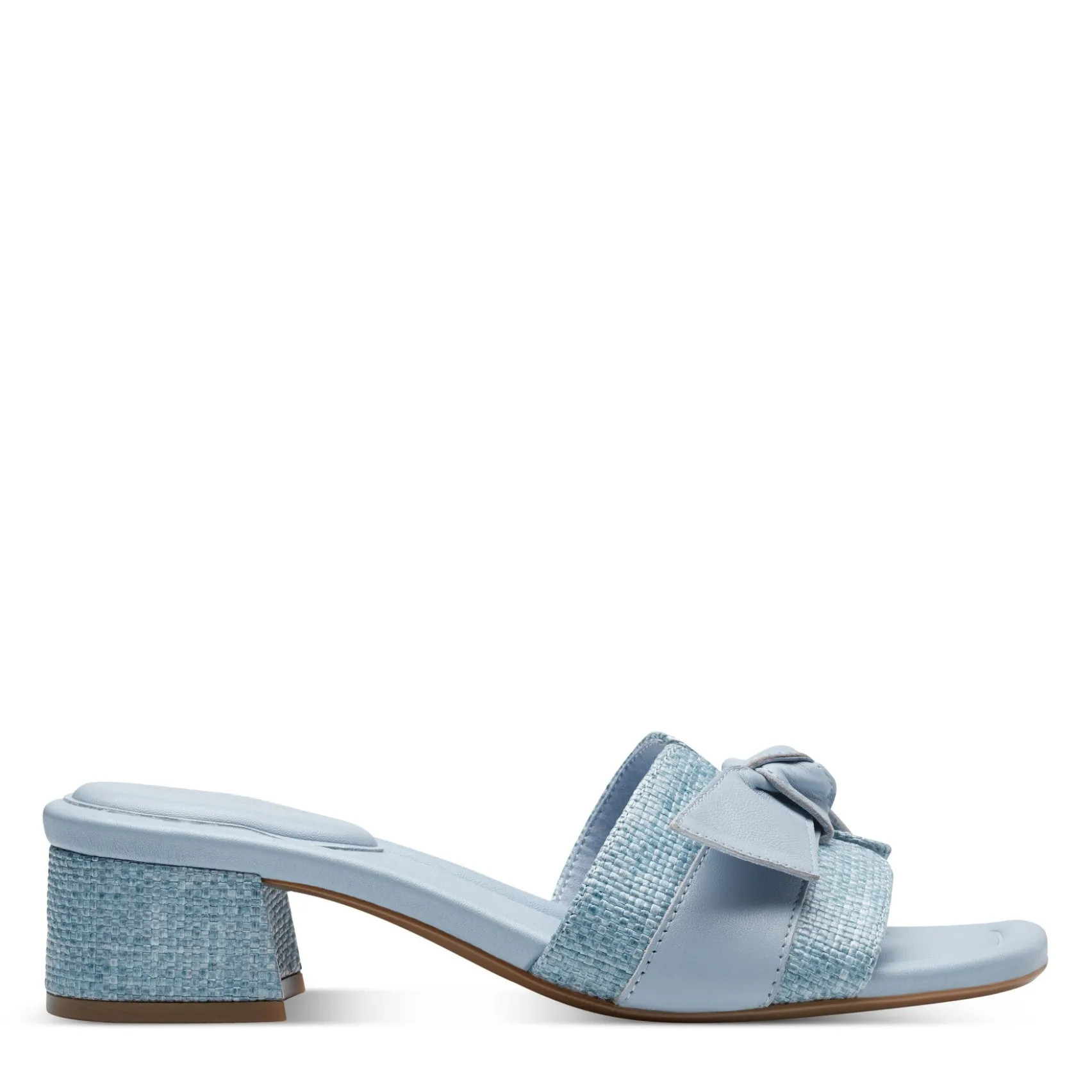 Women's Carsie Block Heel Square Toe Slip-on Sandals